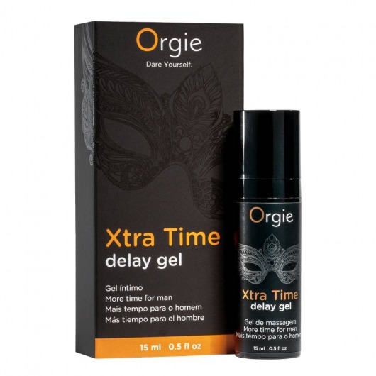 Продлевающий гель Orgie Xtra Time Delay Gel - 15 мл. - ORGIE - купить с доставкой в Серпухове