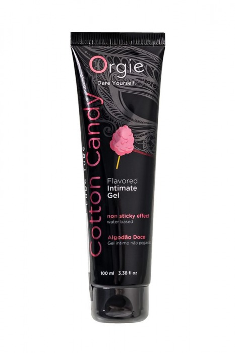 Интимный гель на водной осное Lube Tube Cotton Candy со вкусом сахарной ваты - 100 мл. - ORGIE - купить с доставкой в Серпухове