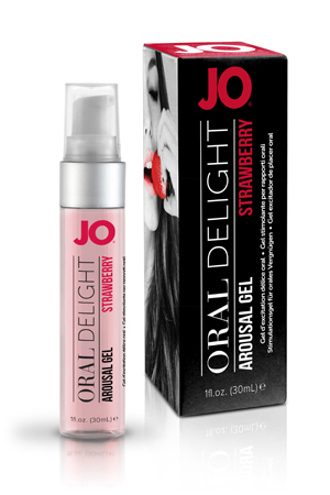 Клубничный лубрикант для оральных ласк Oral Delight Strawberry Sensation - 30 мл. - System JO - купить с доставкой в Серпухове