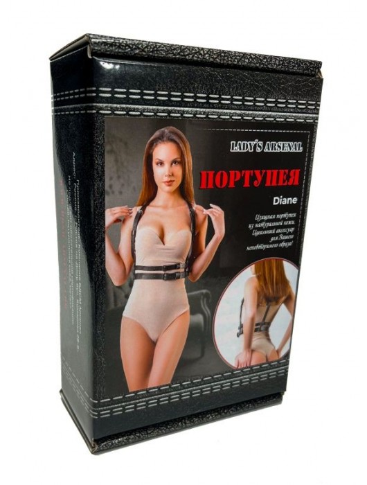 Изящная портупея из натуральной кожи Diane - БДСМ Арсенал - купить с доставкой в Серпухове