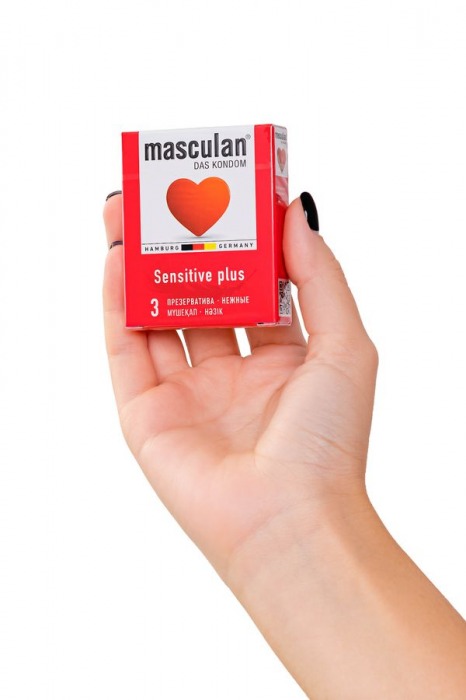 Презервативы Masculan Sensitive plus - 3 шт. - Masculan - купить с доставкой в Серпухове