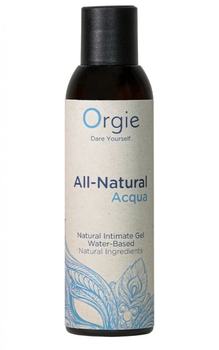 Интимный гель на водной основе Orgie All-Natural Acqua - 150 мл. - ORGIE - купить с доставкой в Серпухове