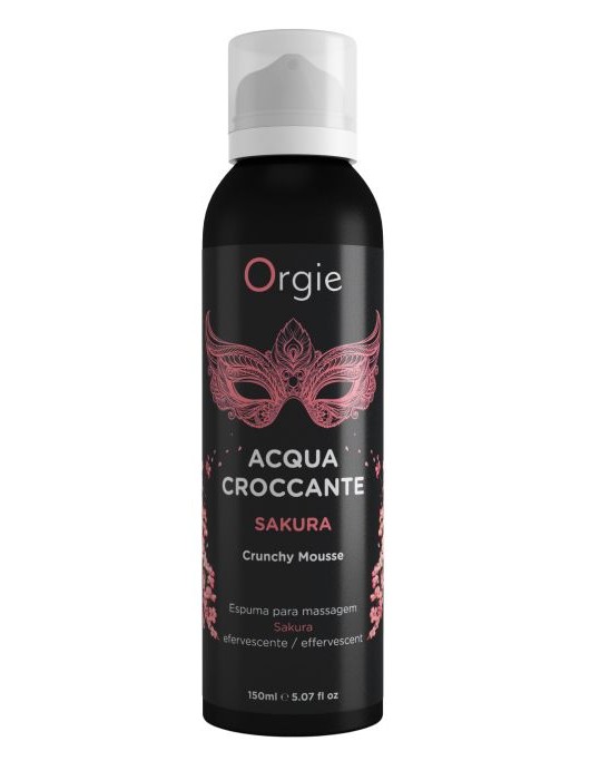Хрустящая пенка для массажа Orgie Acqua Croccante Sakura с ароматом сакуры - 150 мл. - ORGIE - купить с доставкой в Серпухове