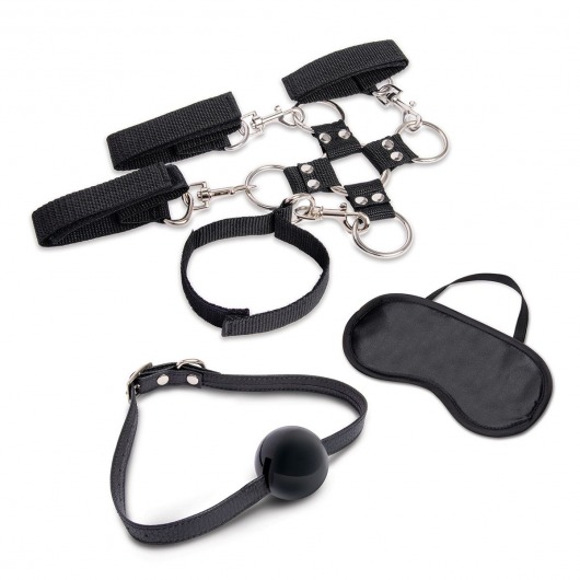 Набор для фиксации из 7 предметов Hogtie   Ball Gag Kit - Lux Fetish - купить с доставкой в Серпухове