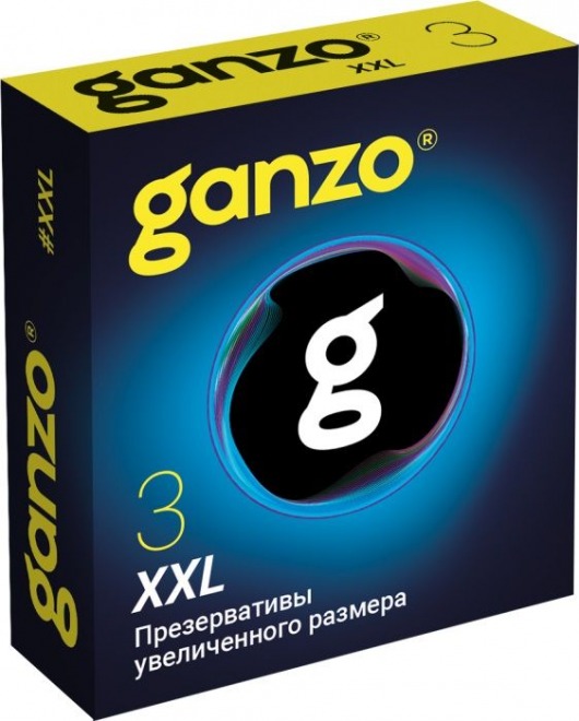 Презервативы увеличенного размера Ganzo XXL - 3 шт. - Ganzo - купить с доставкой в Серпухове