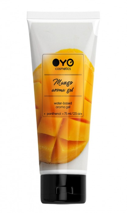 Лубрикант на водной основе OYO Aroma Gel Mango с ароматом манго - 75 мл. - OYO - купить с доставкой в Серпухове