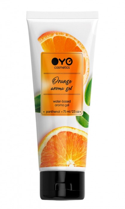 Лубрикант на водной основе OYO Aroma Gel Orange с ароматом апельсина - 75 мл. - OYO - купить с доставкой в Серпухове