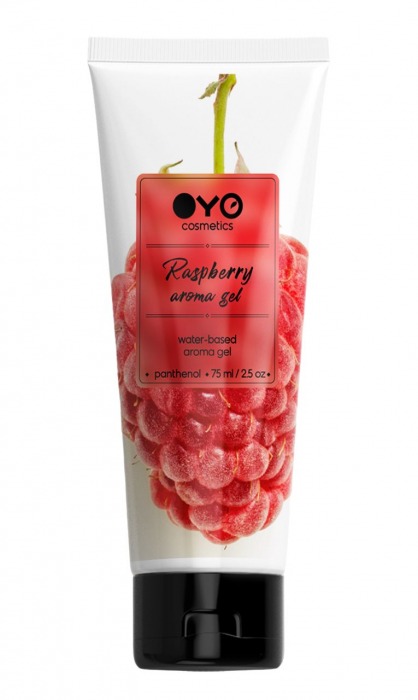 Лубрикант на водной основе OYO Aroma Gel Raspberry с ароматом малины - 75 мл. - OYO - купить с доставкой в Серпухове