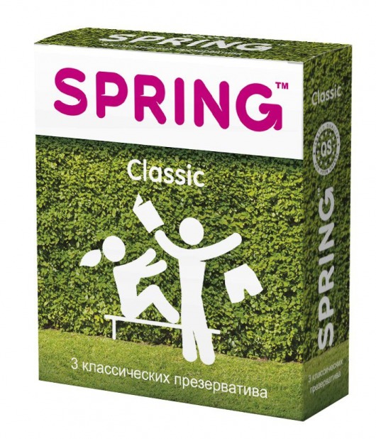 Классические презервативы SPRING CLASSIC - 3 шт. - SPRING - купить с доставкой в Серпухове