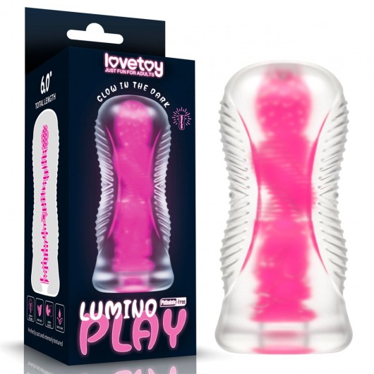 Светящийся в темноте мастурбатор 6.0 Lumino Play Masturbator - Lovetoy - в Серпухове купить с доставкой