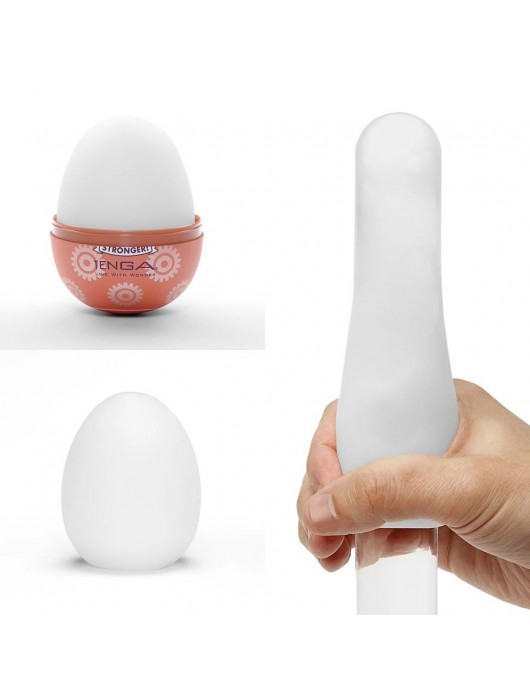 Мастурбатор-яйцо Tenga Egg Gear - Tenga - в Серпухове купить с доставкой
