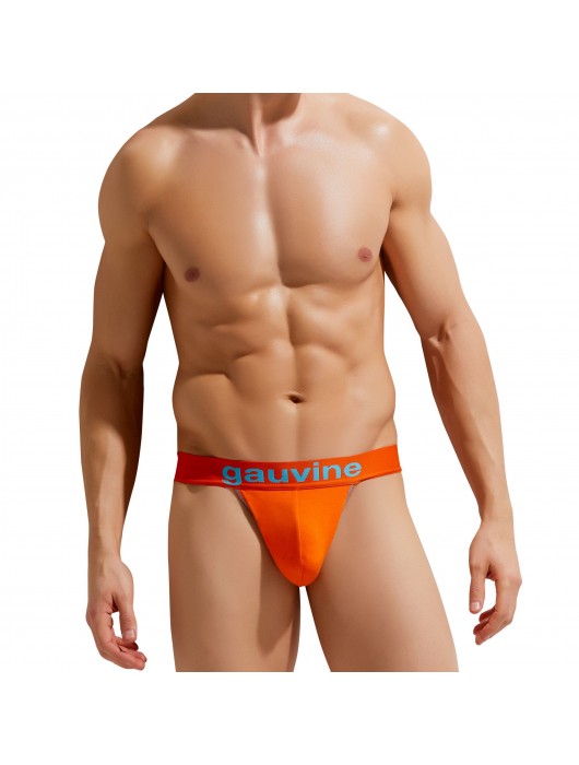 Хлопковые мужские трусы-тонги с брендированным поясом Colours of the Planet Thong - Gauvine купить с доставкой