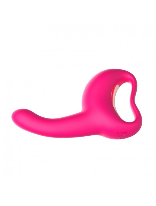 Розовый вибратор для G-стимуляции - I-MOON