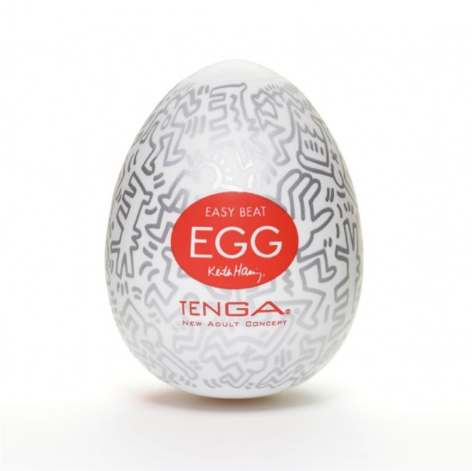 Мастурбатор-яйцо Keith Haring EGG PARTY - Tenga - в Серпухове купить с доставкой