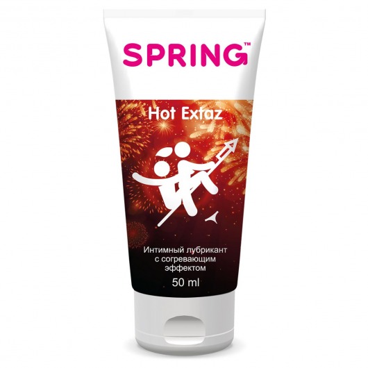 Согревающие интимный лубрикант Spring Hot Extaz - 50 мл. - SPRING - купить с доставкой в Серпухове