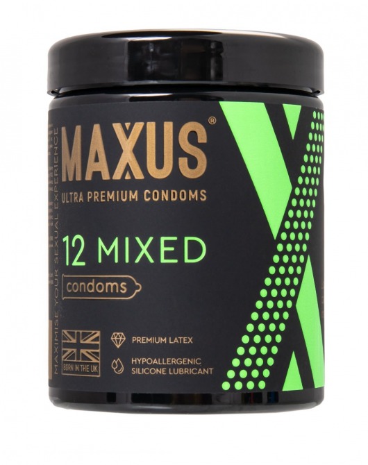 Презервативы MAXUS Mixed - 12 шт. - Maxus - купить с доставкой в Серпухове