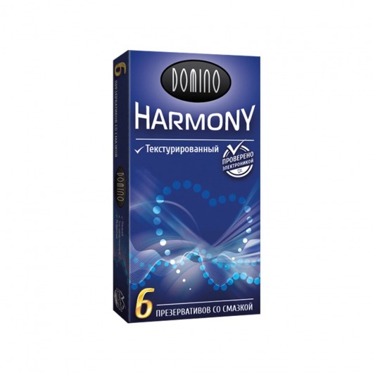 Текстурированные презервативы Domino Harmony - 6 шт. - Domino - купить с доставкой в Серпухове