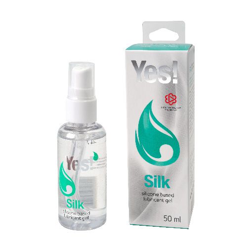 Силиконовая гипоаллергенная вагинальная смазка Yes Silk - 50 мл. - Sitabella - купить с доставкой в Серпухове