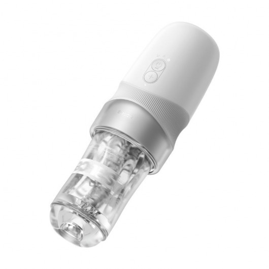 Белый автоматический мастурбатор Extra Sauce - Sauce - в Серпухове купить с доставкой