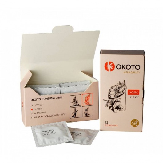 Презервативы OKOTO Classic - 12 шт. - Sitabella - купить с доставкой в Серпухове