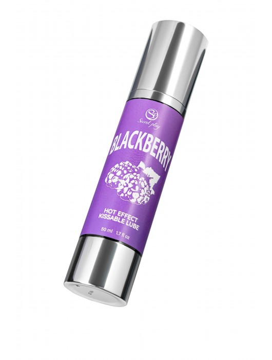 Массажное масло 2-в-1 Blackberry Hot Effect с разогревающим эффектом и вкусом ежевики - 50 мл. - Secret Play - купить с доставкой в Серпухове