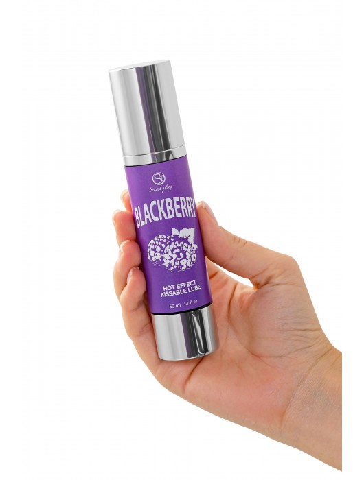Массажное масло 2-в-1 Blackberry Hot Effect с разогревающим эффектом и вкусом ежевики - 50 мл. - Secret Play - купить с доставкой в Серпухове