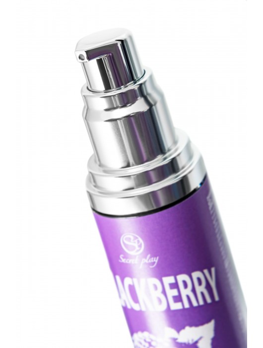 Массажное масло 2-в-1 Blackberry Hot Effect с разогревающим эффектом и вкусом ежевики - 50 мл. - Secret Play - купить с доставкой в Серпухове