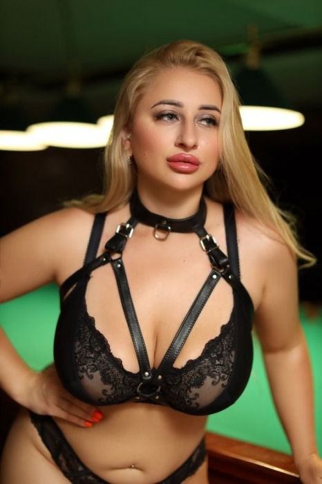 Черная кожаная сбруя с ошейником plus size из нежной кожи - БДСМ Арсенал - купить с доставкой в Серпухове