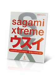 Ультратонкий презерватив Sagami Xtreme SUPERTHIN - 1 шт. - Sagami - купить с доставкой в Серпухове