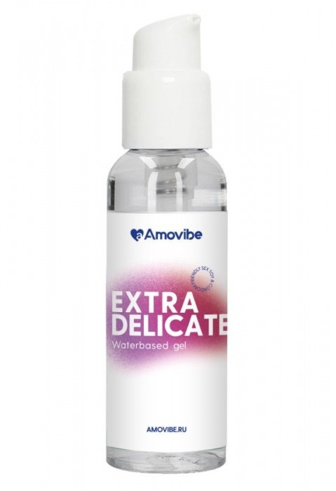 Гель на водной основе Amovibe Extra Delicate - 100 мл. - Amovibe - купить с доставкой в Серпухове