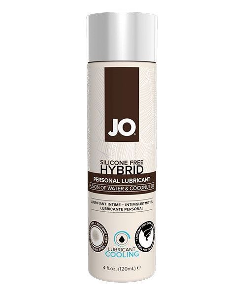 Водно-масляный лубрикант с охлаждающим эффектом JO Silicon free Hybrid Lubricant COOLING - 120 мл. - System JO - купить с доставкой в Серпухове