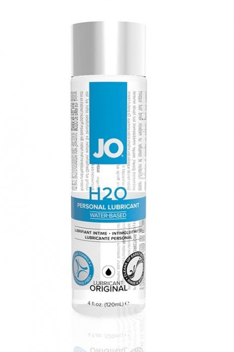 Нейтральный лубрикант на водной основе JO Personal Lubricant H2O - 120 мл. - System JO - купить с доставкой в Серпухове