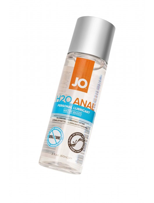 Анальный лубрикант на водной основе JO Anal H2O - 60 мл. - System JO - купить с доставкой в Серпухове