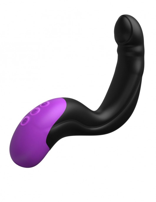 Черно-фиолетовый вибромассажёр простаты Hyper-Pulse P-Spot Massager - Pipedream - в Серпухове купить с доставкой