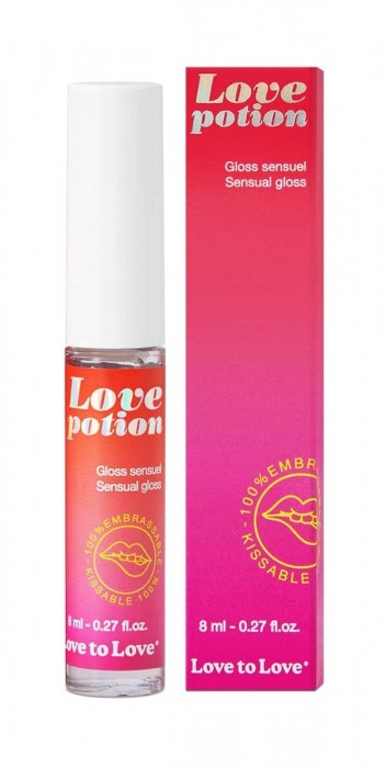 Возбуждающий блеск для губ Love Potion - 8 мл. - Love to Love - купить с доставкой в Серпухове