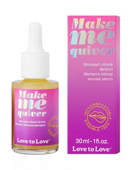 Возбуждающие капли для клитора Make Me Quiver - 30 мл. - Love to Love - купить с доставкой в Серпухове