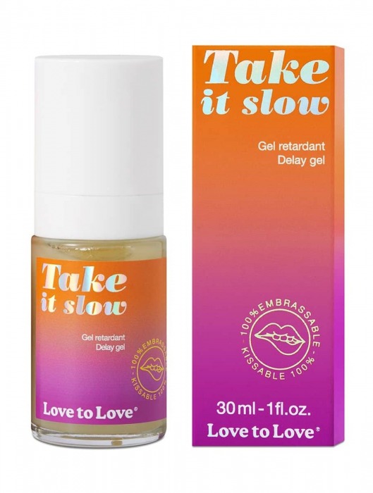 Пролонгирующий гель для мужчин Take It Slow - 30 мл. - Love to Love - купить с доставкой в Серпухове