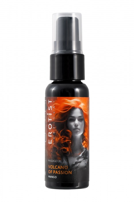 Гель с эффектом вибрации Volcano Of Passion со вкусом манго - 25 мл. - Erotist Lubricants - купить с доставкой в Серпухове