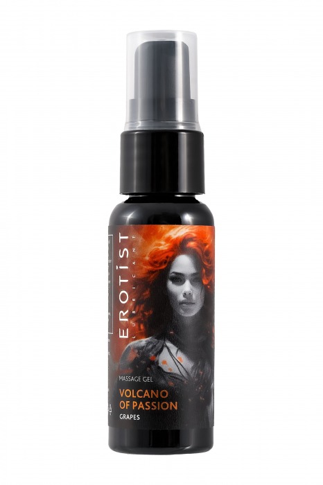 Гель с эффектом вибрации Volcano Of Passion со вкусом винограда - 25 мл. - Erotist Lubricants - купить с доставкой в Серпухове