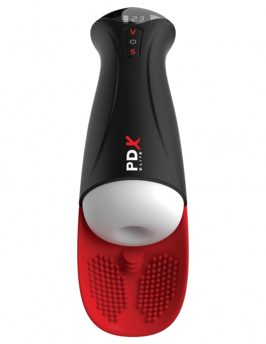 Мастурбатор в колбе с вибрацией Fuck-O-Matic Pro XL - Pipedream - в Серпухове купить с доставкой