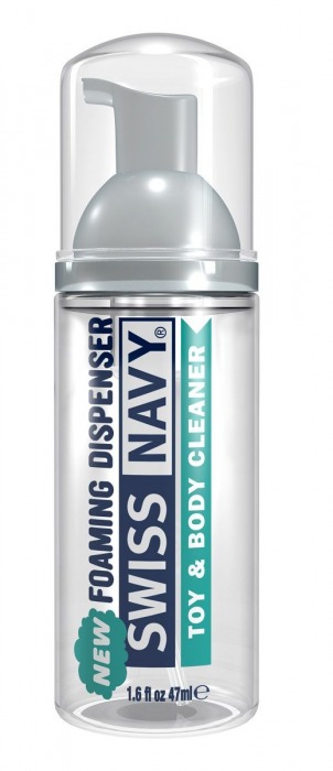 Очищающая пенка для игрушек и тела Toy   Body Cleaner Foamer - 47 мл. - Swiss navy - купить с доставкой в Серпухове
