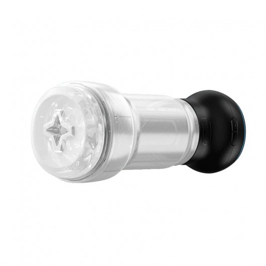 Набор PowerBlow   Feel Pocket Stroker Crystal: мастурбатор и интерактивная насадка - Kiiroo - в Серпухове купить с доставкой