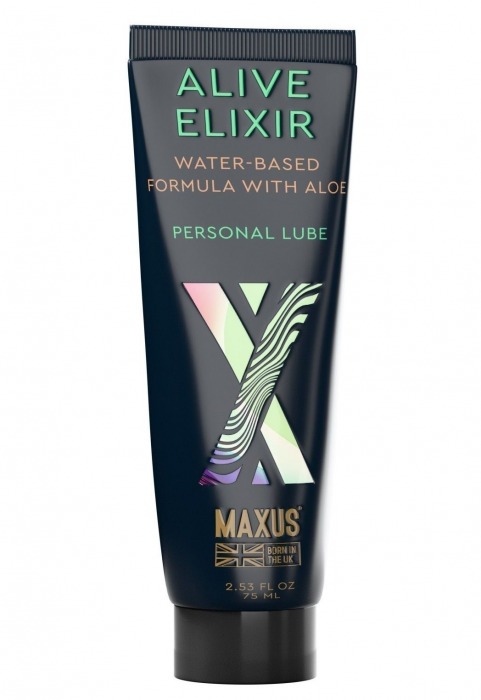 Интимный гель на водной основе MAXUS Alive Elixir - 75 мл. - Maxus - купить с доставкой в Серпухове