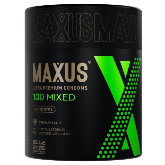 Презервативы MAXUS Mixed - 100 шт. - Maxus - купить с доставкой в Серпухове