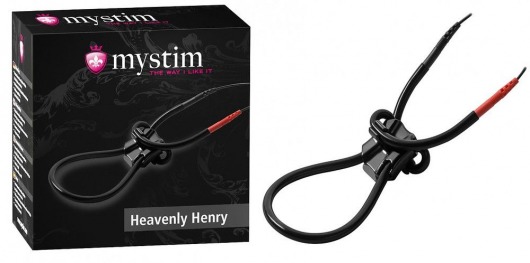 Эрекционное лассо для электростимуляции HEAVENLY HENRY - MyStim - купить с доставкой в Серпухове