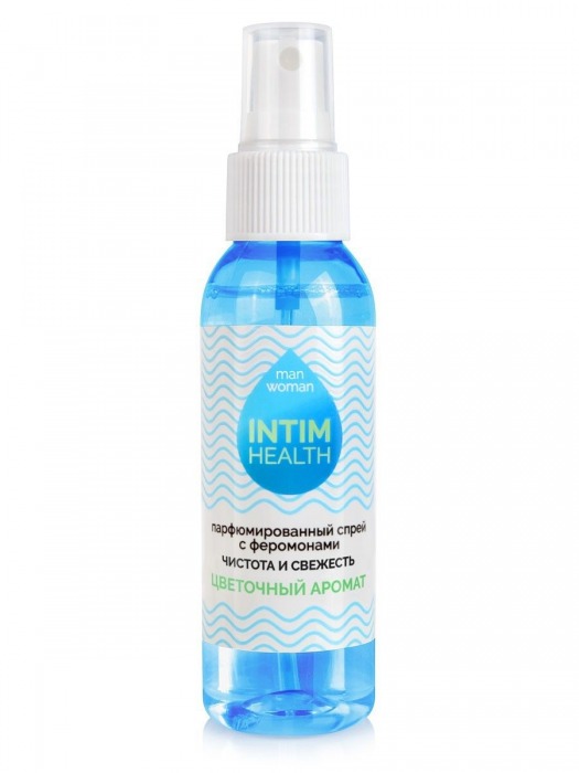 Парфюмированный спрей Intim Health для нижнего белья и тела с цветочным ароматом - 95 мл. -  - Магазин феромонов в Серпухове
