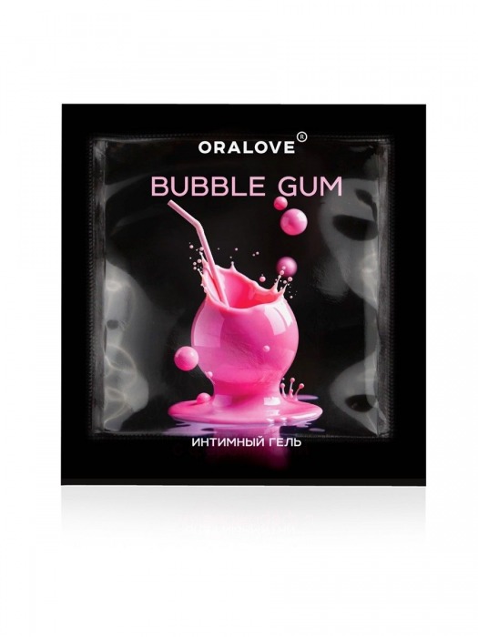 Саше съедобной оральной смазки OraLove с ароматом бабл-гам - 3 гр. - Биоритм - купить с доставкой в Серпухове