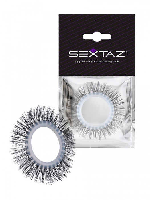 Круглое эрекционное кольцо с длинными «ресничками» - Sextaz - в Серпухове купить с доставкой