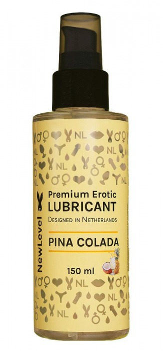 Ароматизированный лубрикант на водной основе NewLevel Pina Colada - 150 мл. - NewLevel - купить с доставкой в Серпухове