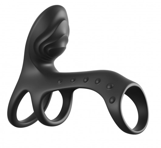 Черная насадка на пенис Ultimate Couples Cage Pro - Pipedream - в Серпухове купить с доставкой